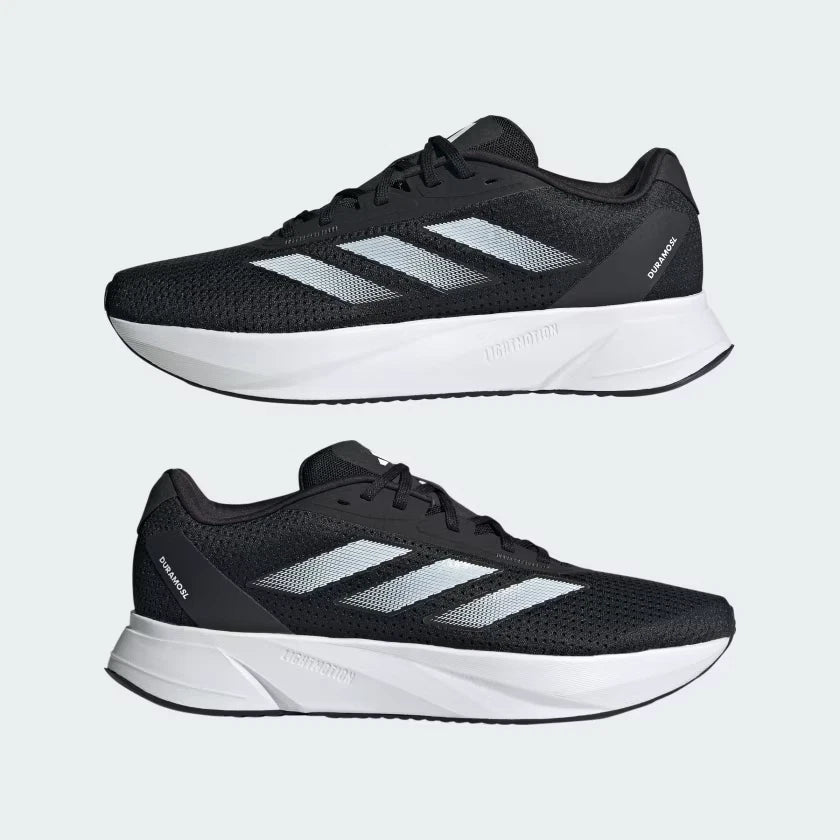 Adidas Duramo 10 Men's Running Shoes - Solar Black/white - Lightweight Athletic Sneakers