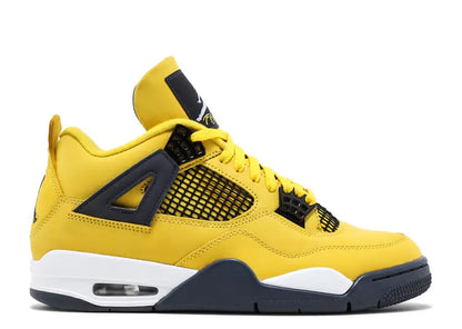Air Jordan 4 Retro 'Lightning' (2021) - Tour Yellow/Dark Blue Grey