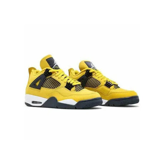 Air Jordan 4 Retro 'Lightning' (2021) - Tour Yellow/Dark Blue Grey