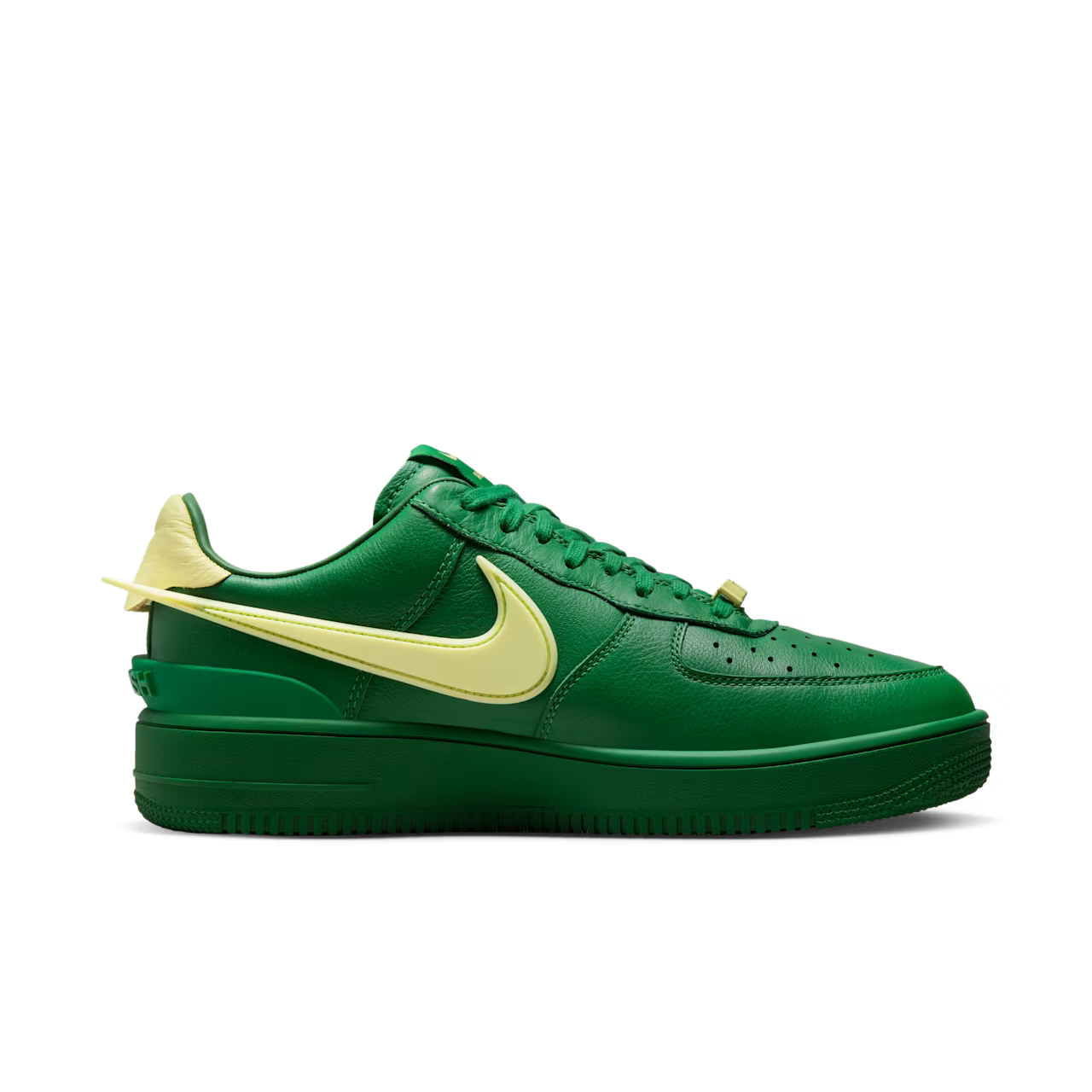 AMBUSH x Nike Air Force 1 Low 'Oil Green' - Oil Green/Citron-Cosmic Fuchsia - DV3464-300
