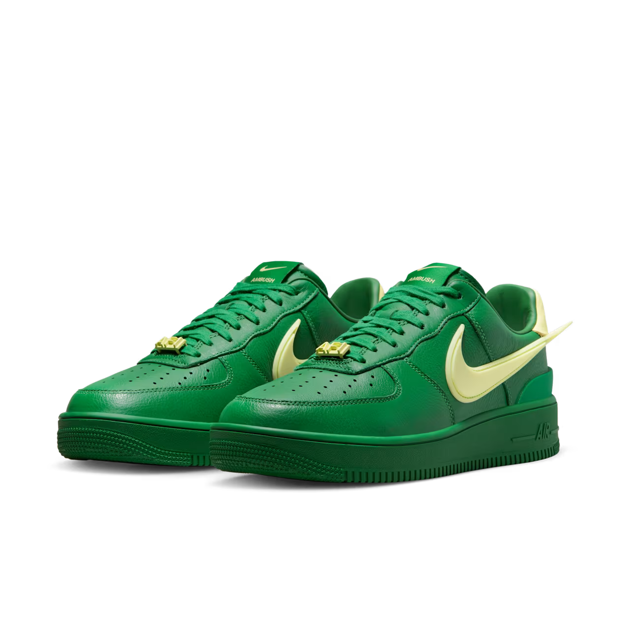 AMBUSH x Nike Air Force 1 Low 'Oil Green' - Oil Green/Citron-Cosmic Fuchsia - DV3464-300