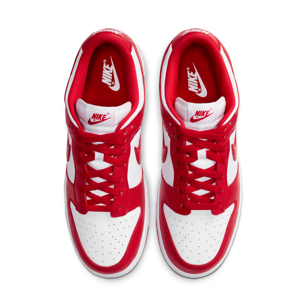 Nike Dunk Low 'University Red' - White/University Red - CU1727-100