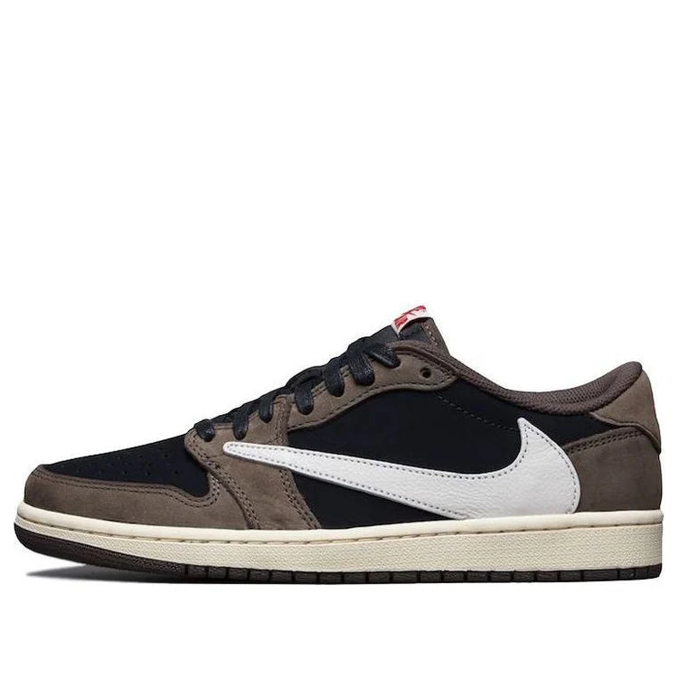 Travis Scott x Air Jordan 1 Retro Low OG 'Mocha' - Black/Sail-Dark Mocha - CQ4277-001