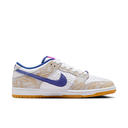 Nike SB Dunk Low 'Rayssa Leal' - Pure Platinum/Deep Royal Blue-Vivid Purple - FZ5251-001