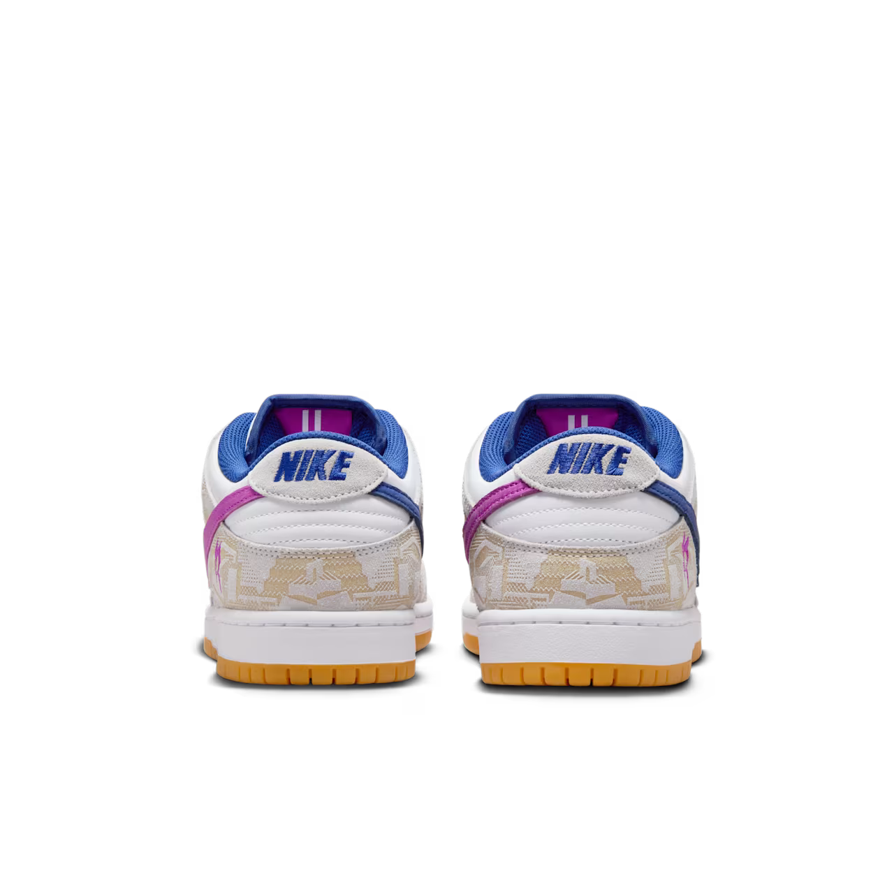 Nike SB Dunk Low 'Rayssa Leal' - Pure Platinum/Deep Royal Blue-Vivid Purple - FZ5251-001