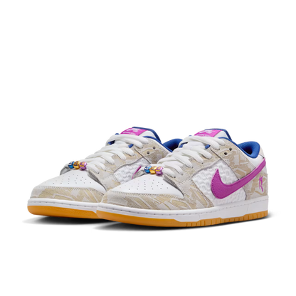 Nike SB Dunk Low 'Rayssa Leal' - Pure Platinum/Deep Royal Blue-Vivid Purple - FZ5251-001